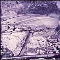 19th century hydraulic mining