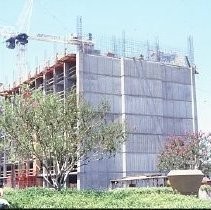 Views of the Holiday Inn Hotel downtown under construction at 4th and 5th Streets on K Street