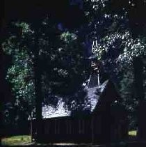 Slides of California Historical Sites. Old Chapel, Yosemite Valley, Calif