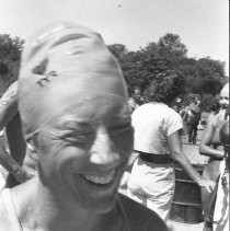 Female Swimmer on Beach