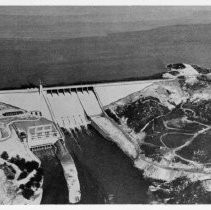 Artist Sketch of Folsom Dam