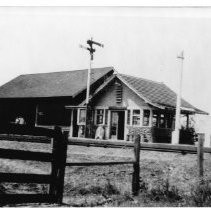 "Sacramento Northern Electric Train Station"