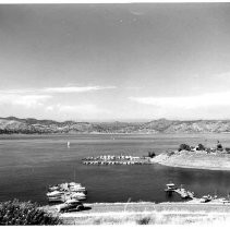 Aerial view of Millerton Lake State Park in Fresno County