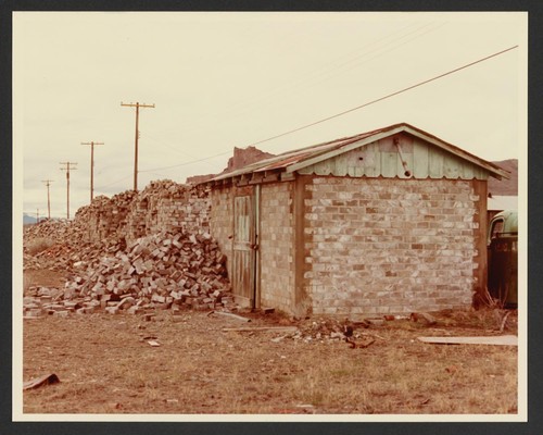 Remains of the Tule Lake concentration camp for Japanese-Americans, Newell, California