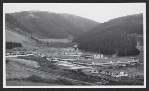 [view of facility showing situation within canyon]