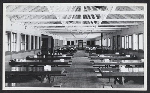 [interior of mess hall]