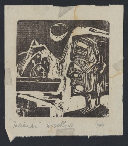 [Tulelake woodblock, 1943]