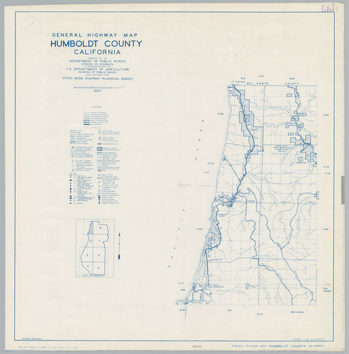 General Highway Map, Humboldt County, Calif. Sheet 1