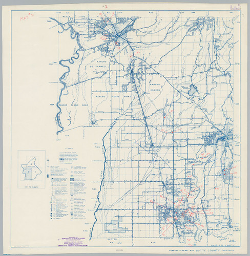 General Highway Map, Butte County, Calif. Sheet 2