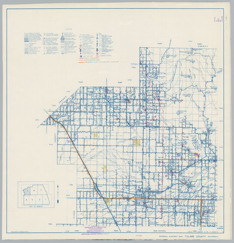 General Highway Map, Tulare County, Calif. Sheet 5