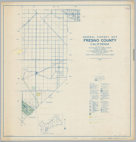 General Highway Map, Fresno County, Calif. Sheet 1