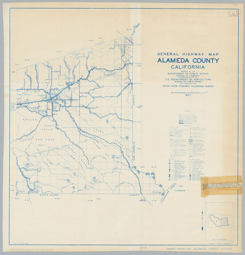 General Highway Map, Alameda County, Calif. Sheet 1