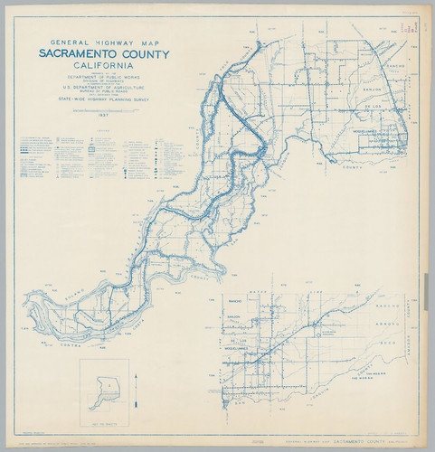 General Highway Map, Sacramento County, Calif. Sheet 1