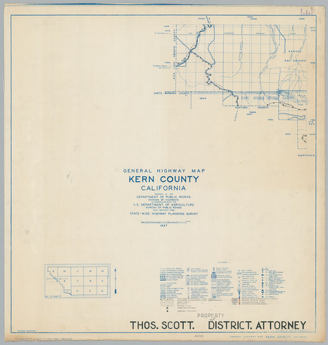 General Highway Map, Kern County, Calif. Sheet 1