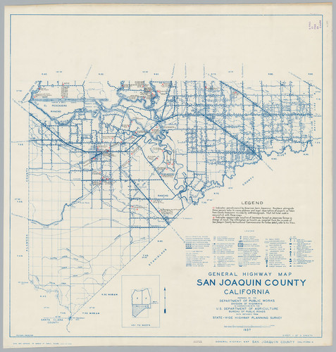 General Highway Map, San Joaquin County, Calif. Sheet 1