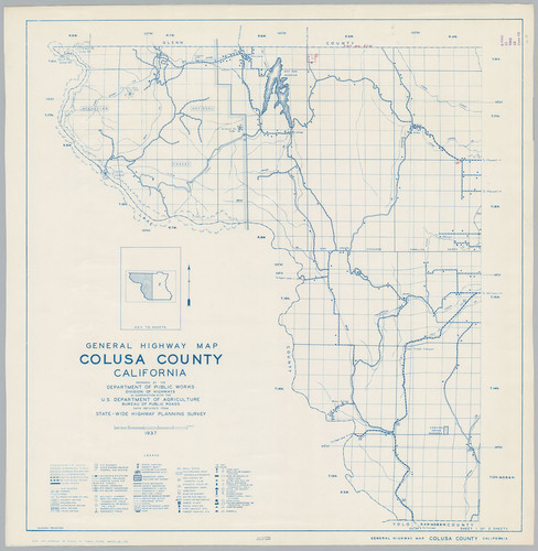 General Highway Map, Colusa County, Calif. Sheet 1