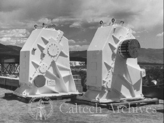 130-foot radio telescope pedestal construction