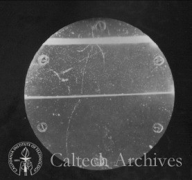 First cloud chamber photo of a positron produced by a gamma ray