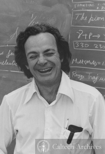Richard Feynman laughing