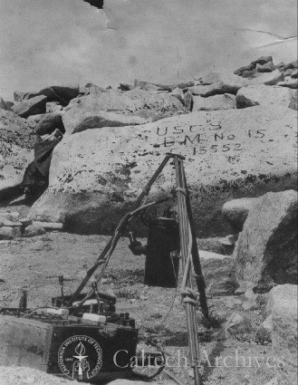 Cosmic-ray equipment on Mt. Whitney