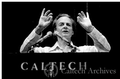 Richard Feynman lecturing at Caltech Seminar Day