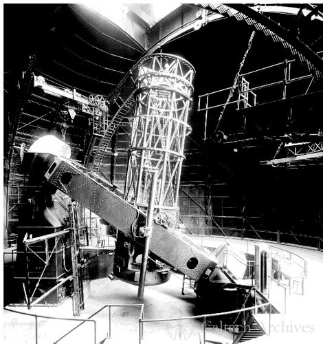 100" telescope at Mt. Wilson (interior)