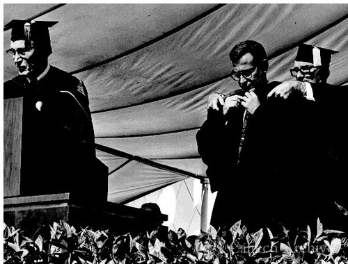 Harold Brown during his Inauguration