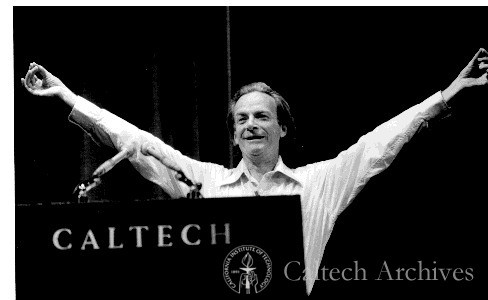 Richard Feynman lecturing at Caltech Seminar Day