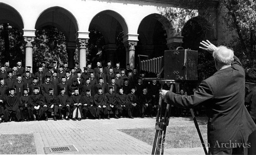 Photographer and graduates