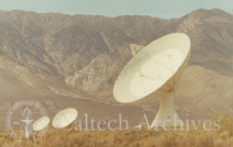 130-foot radio telescope views