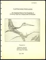 Flapping wing propulsion (82 items)