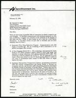 Ken Baker, GM Vice-President, correspondence (19 items)