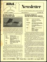 On Friday October 23 solar electric flight, AIAA Newsletter (2 items)