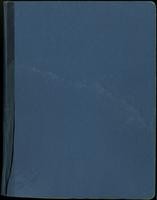 Blue notebook [no. 3]. October 6-November 26, 1971