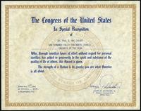 San Fernando Valley Engineers Council, Engineer of the Year, the Congress of the United States cert. of recognition (1 item)