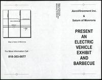 AV and Saturn of Monrovia electric vehicle exhibit and barbecue (13 items)