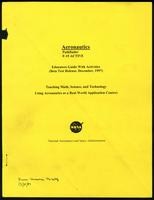Aeronautics, Pathfinder, F-15 Active: Educators guide with activities (198 items)