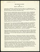 The minimum glider, The Thermal (2 items)