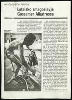 Letalsko zmagoslavje Gossamer Albatrossa, Krila (8 items)