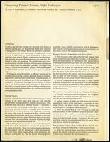 Improving thermal soaring flight techniques (5 items)