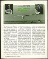 MacCready's Albatross, FAA General Aviation News (2 items)
