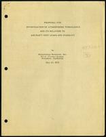 Investigation of atmospheric turbulence and aircraft response characteristics by means of gliders (37 items)
