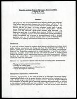 Hamster Airplane Project: mid course review and plan (4 items)