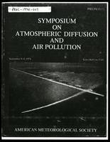 Diffusion and turbulence aloft over complex terrain, Symposium on atmospheric diffusion and air pollution, Am Met Soc (9 items)