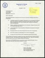 Department of Energy workshop on fuel cells (20 items)