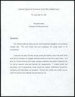 Remarks at Lindbergh Awards dinner (St. Louis, MO) (42 items)