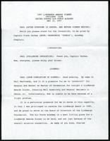 Comments as Master of Ceremonies, Lindbergh Award Presentation (Air Force Academy, CO) (18 items)