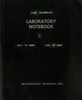 Black notebook [no. 5]. July 10, 1965-January 27, 1966