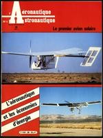 Le Solar Challenger symbole des economies d'energie, L'Aeronautique et L'Astronautique, 88 (4 items)