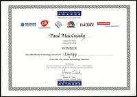 World Technology award (1 item)